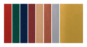 Wrapping paper, Ribbed